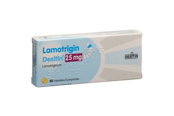 Lamotrigin Desitin cpr 25 mg 50 pce