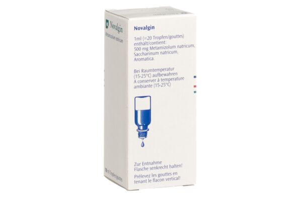 Novalgin gouttes 0.5 g/ml fl 10 ml