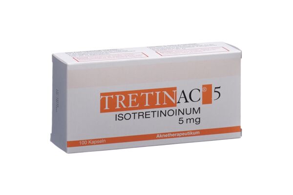 Trétinac caps moll 5 mg 100 pce