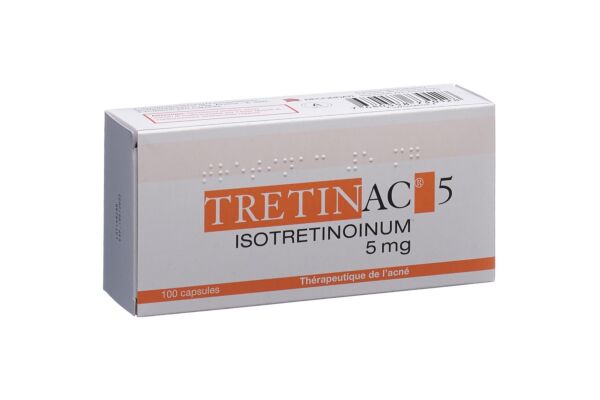 Trétinac caps moll 5 mg 100 pce