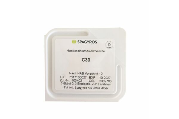 Spagyros Nux vomica Glob C 30 Easyclick 1 Dos