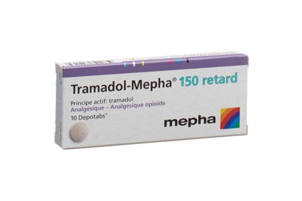 Tramadol-Mepha retard Ret Tabl 150 mg 10 Stk