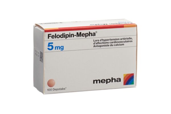 Felodipin-Mepha cpr ret 5 mg 100 pce