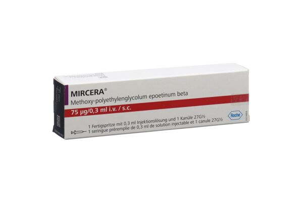 Mircera sol inj 75 mcg/0.3 ml ser pré