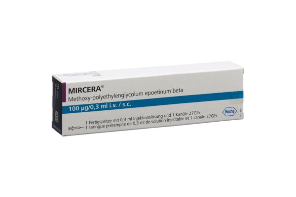 Mircera sol inj 100 mcg/0.3 ml ser pré