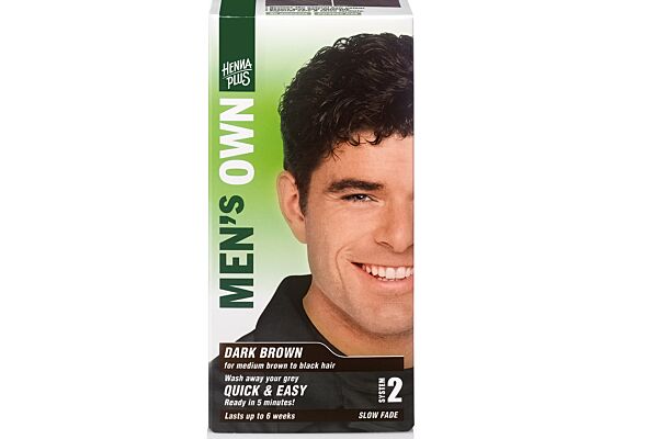 HENNA PLUS mens own syst2 dark-brown