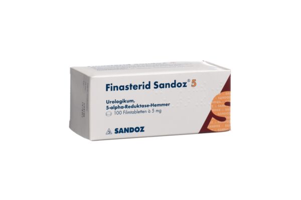 Finastéride Sandoz cpr pell 5 mg 100 pce