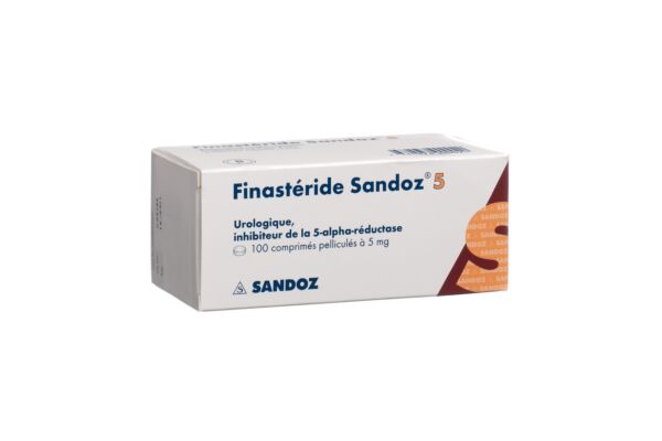 Finastéride Sandoz cpr pell 5 mg 100 pce