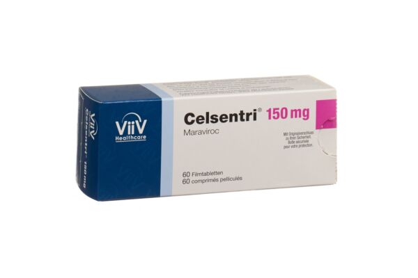 Celsentri cpr pell 150 mg 60 pce