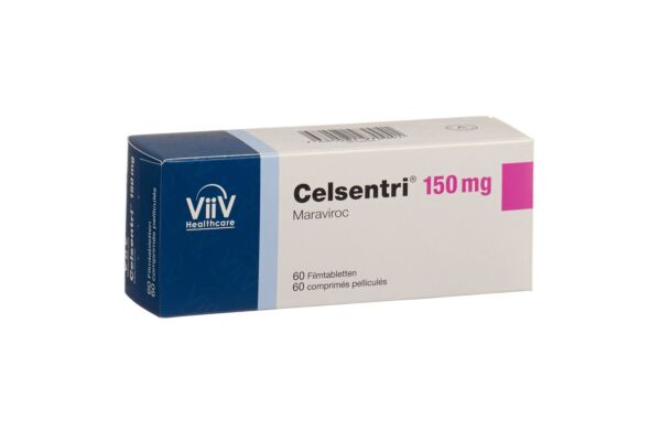 Celsentri cpr pell 150 mg 60 pce