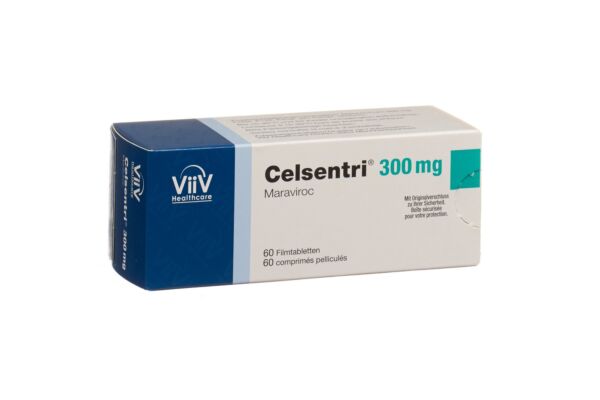 Celsentri cpr pell 300 mg 60 pce