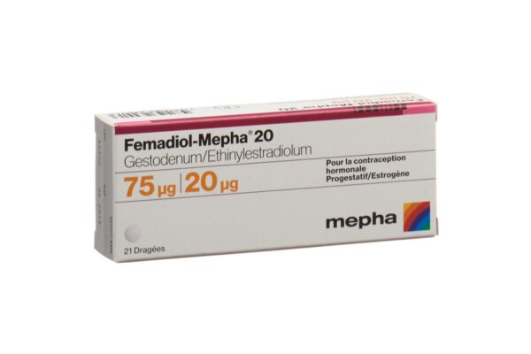 Femadiol-Mepha 20 Drag 21 Stk