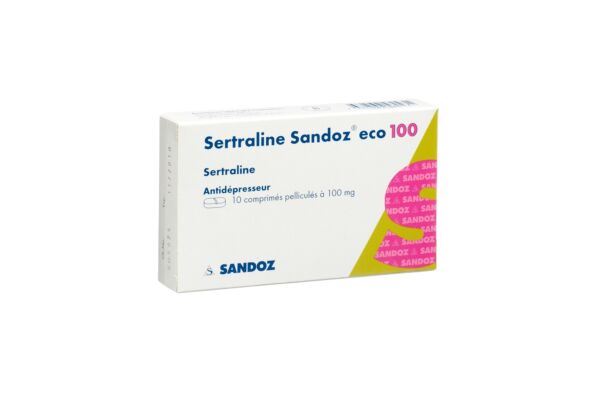 Sertralin Sandoz eco Filmtabl 100 mg 10 Stk