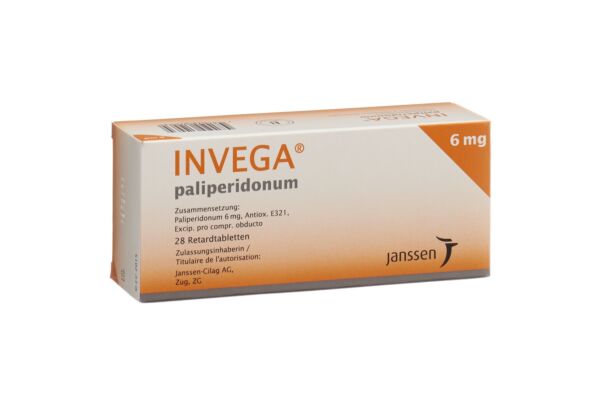 Invega cpr ret 6 mg 28 pce