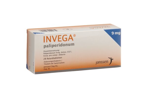 Invega cpr ret 9 mg 28 pce