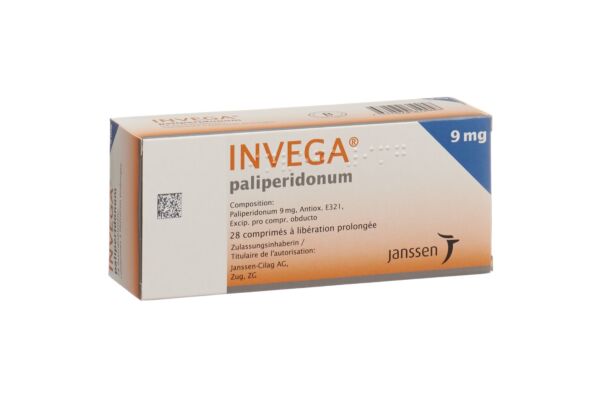 Invega cpr ret 9 mg 28 pce