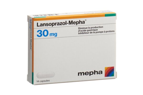 Lansoprazol-Mepha Kaps 30 mg Blist 14 Stk