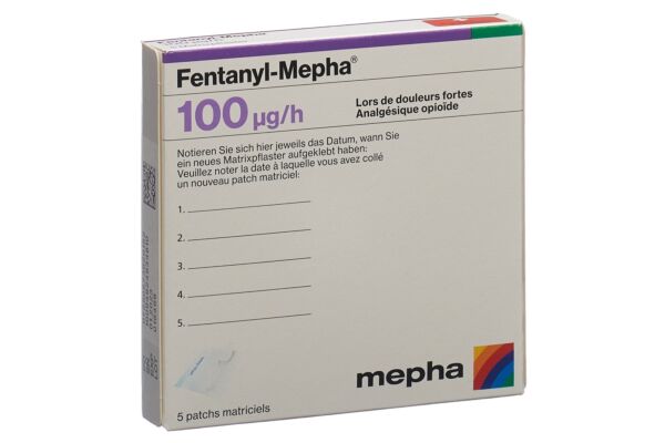 Fentanyl-Mepha Matrixpfl 100 mcg/h 5 Stk