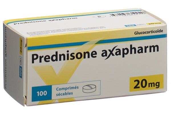 Prednisone axapharm cpr 20 mg 100 pce