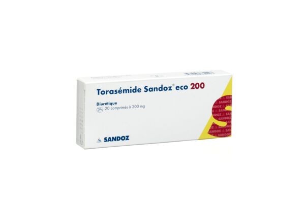 Torasemid Sandoz eco Tabl 200 mg 20 Stk