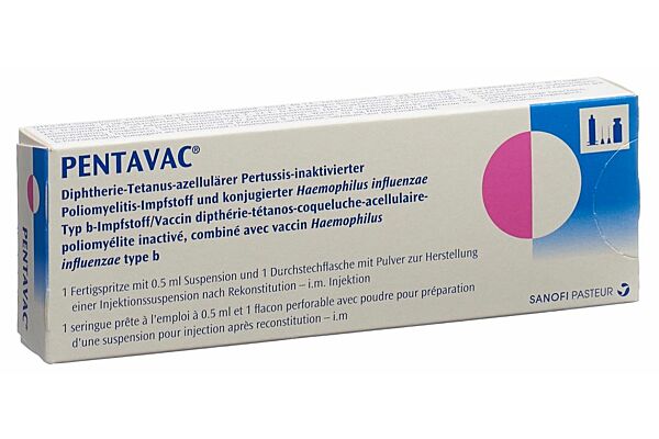 Pentavac Trockensubstanz+Suspension+Nadeln Fertspr