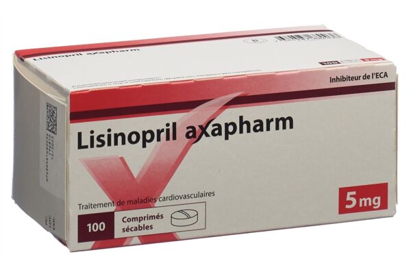 Lisinopril axapharm Tabl 5 mg 100 Stk