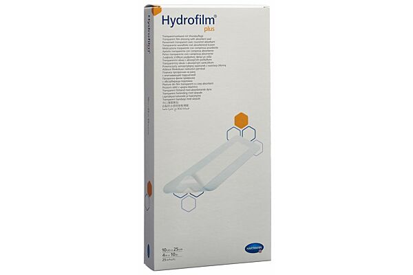 Hydrofilm PLUS wasserdichter Wundverband 10x25cm steril 25 Stk