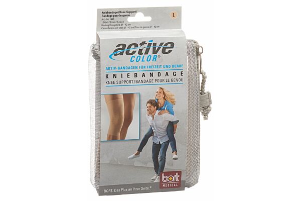 Bort ActiveColor Kniebandage XXL -52cm beige