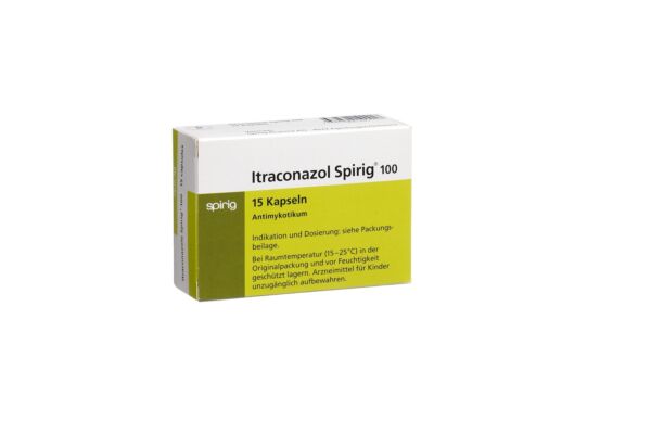 Itraconazol Spirig Kaps 100 mg 15 Stk