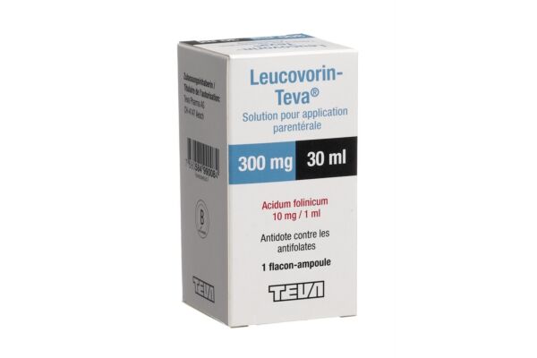 Leucovorin-Teva Inj Lös 300 mg/30ml Durchstf 30 ml