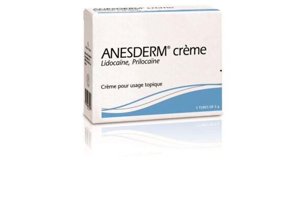 Anesderm crème 5 % 5 tb 5 g