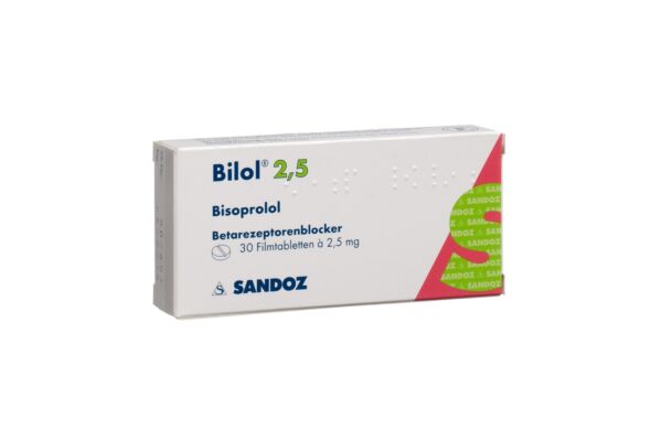 Bilol cpr pell 2.5 mg 30 pce