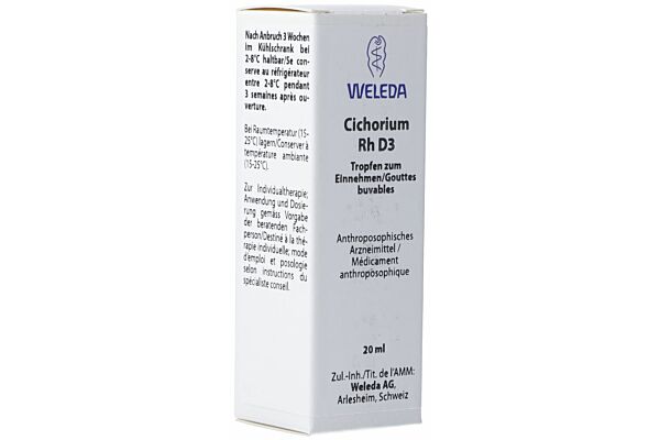 WELEDA Cichorium Rh D 3 Dilaq 20 ml