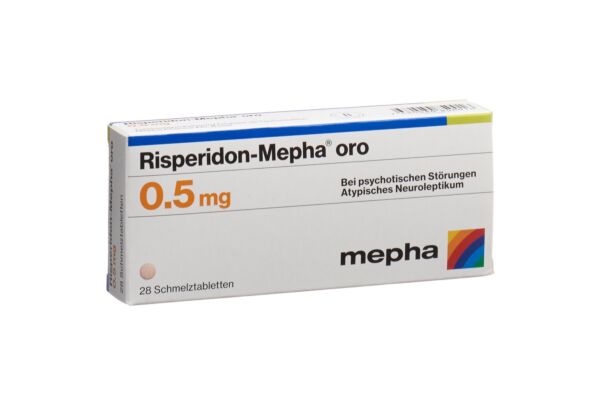 Risperidon-Mepha oro cpr orodisp 0.5 mg 28 pce