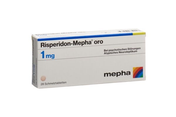 Risperidon-Mepha oro cpr orodisp 1 mg 28 pce