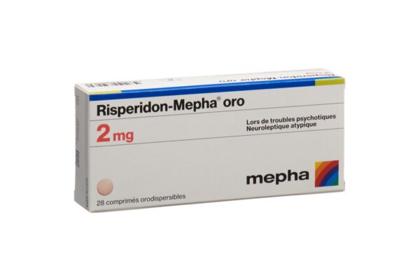 Risperidon-Mepha oro cpr orodisp 2 mg 28 pce