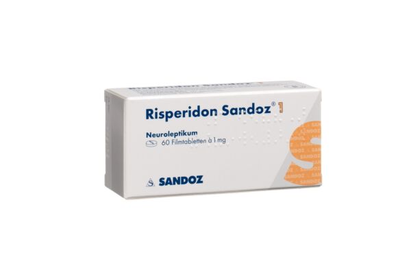 Risperidon Sandoz Filmtabl 1 mg 60 Stk