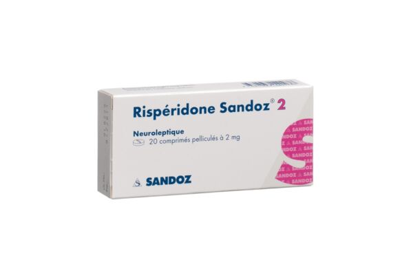 Risperidon Sandoz Filmtabl 2 mg 20 Stk