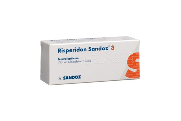 Risperidon Sandoz Filmtabl 3 mg 60 Stk