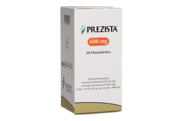 Prezista Filmtabl 600 mg Ds 60 Stk