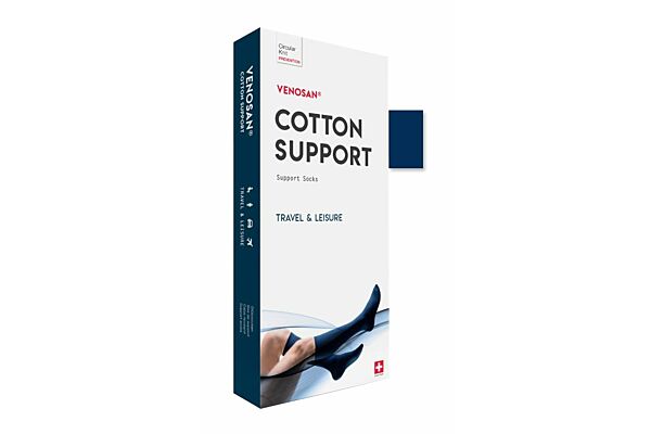 Venosan COTTON SUPPORT Socks A-D XL navy 1 Paar