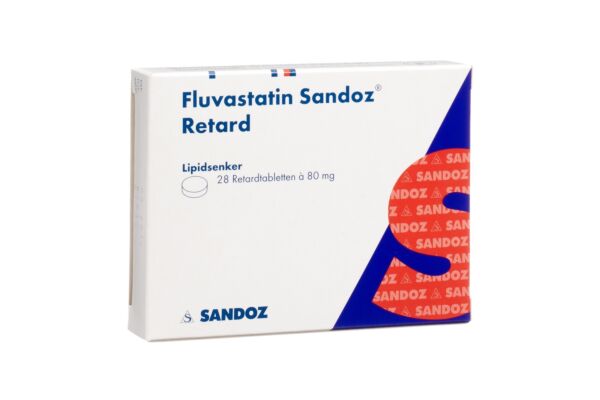 Fluvastatin Sandoz Ret Filmtabl 80 mg 28 Stk