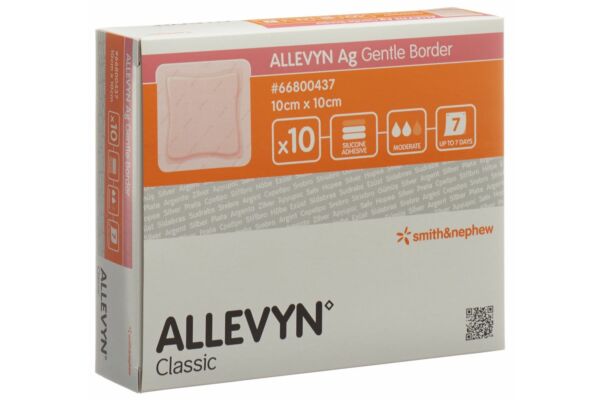 Allevyn Ag GB Wundverband 10x10cm 10 Stk