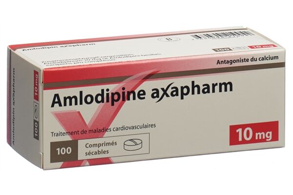 Amlodipine axapharm cpr 10 mg 100 pce