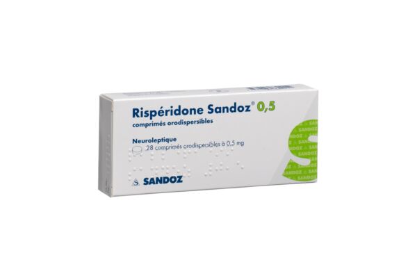 Risperidon Sandoz Schmelztabl 0.5 mg 28 Stk