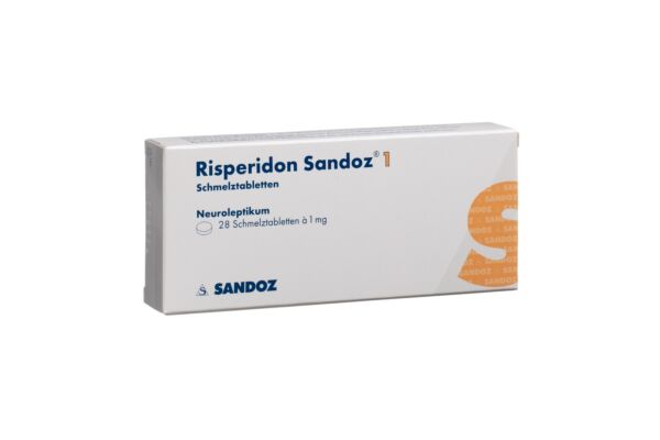 Rispéridone Sandoz cpr orodisp 1 mg 28 pce