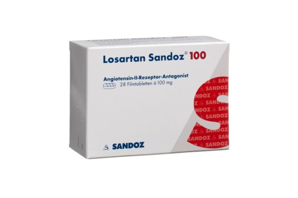 Losartan Sandoz cpr pell 100 mg 28 pce