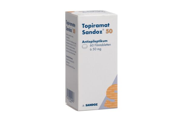 Topiramat Sandoz Filmtabl 50 mg Ds 60 Stk