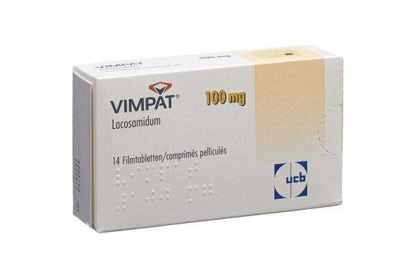 Vimpat cpr pell 100 mg 14 pce