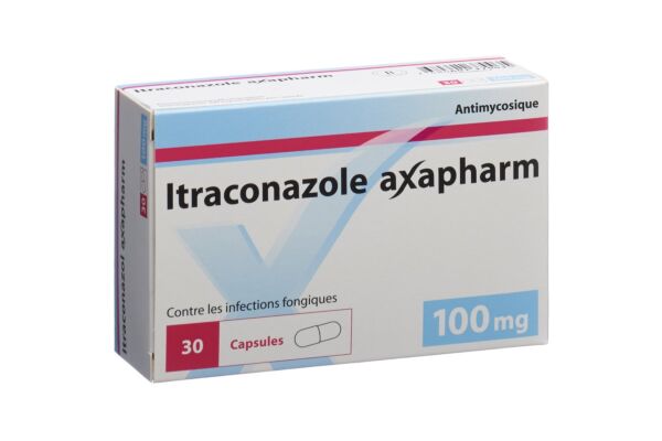 Itraconazol axapharm Kaps 100 mg 30 Stk